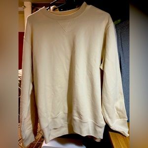 Uniqlo Unisex Sweater L, Color: Cream